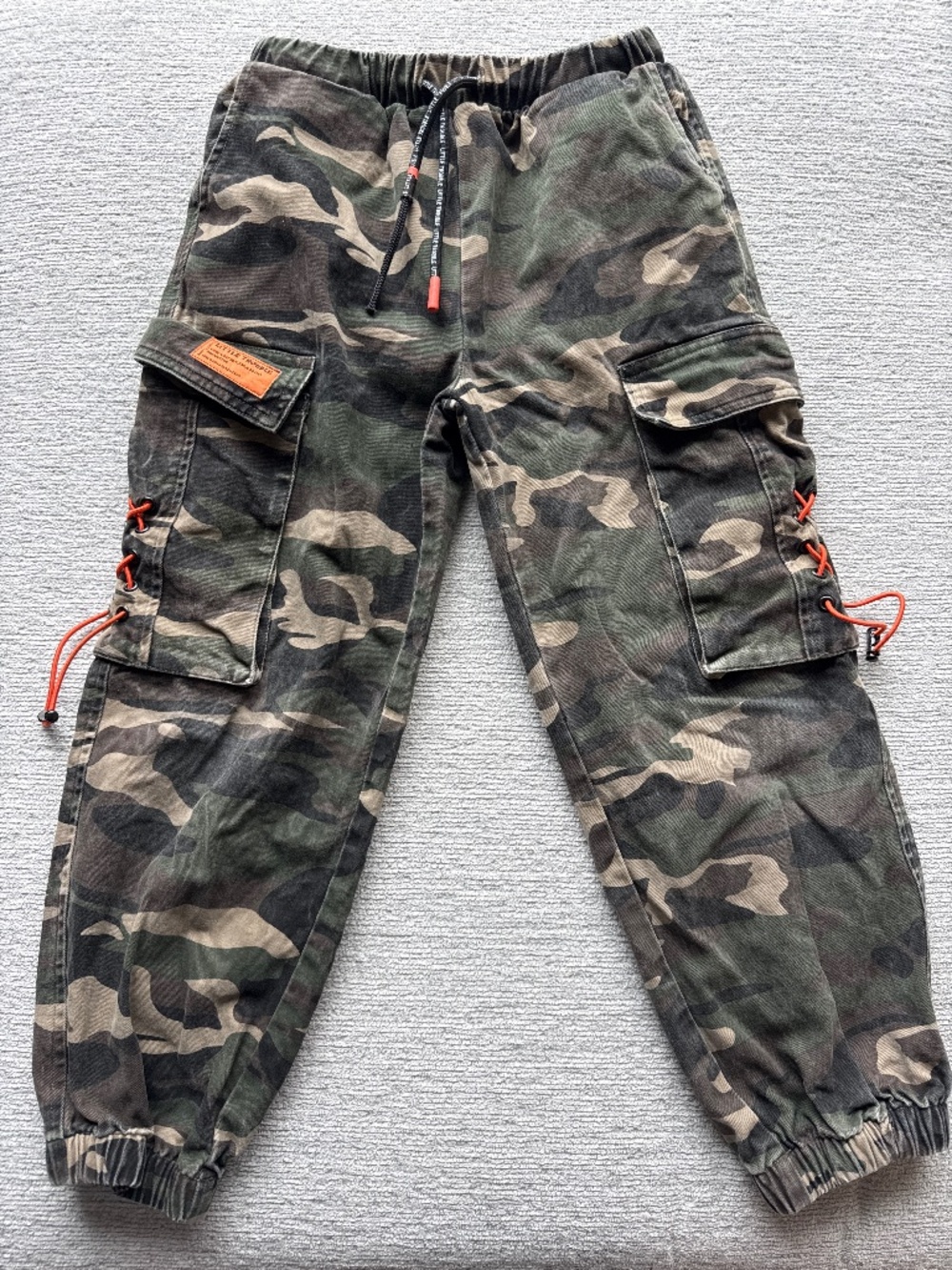 Little trouble baggy camo pants